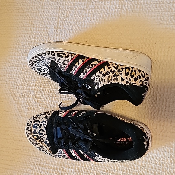 Adidas Rivalry Low Trainers Women's Leopard Print Sneakers - Picture 7 of 7